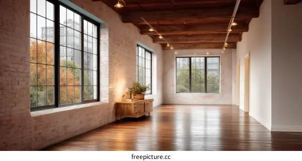 Spacious Industrial Loft with City Views