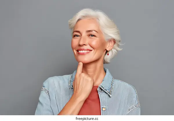 Smiling Senior Woman Portrait