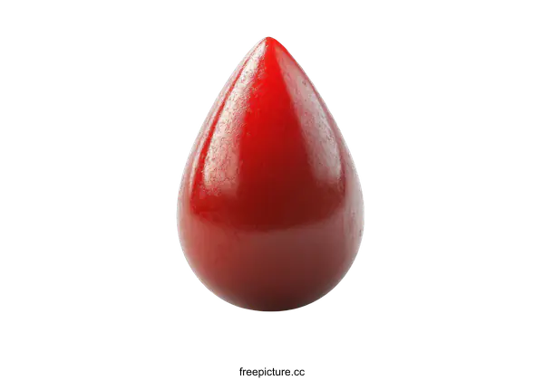 [Transparent Background PNG]Red Blood Drop Illustration