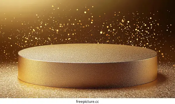 Golden Circle Podium Product Display