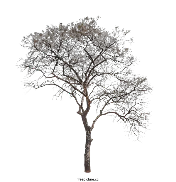 [Transparent Background PNG]Bare Tree Isolated On White Background