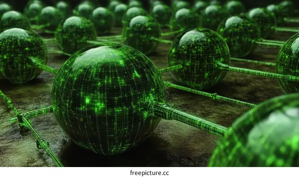 Futuristic Green Network of Data Spheres
