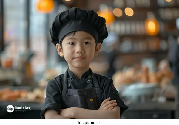 Young Chef with Confidence in the Kitchen