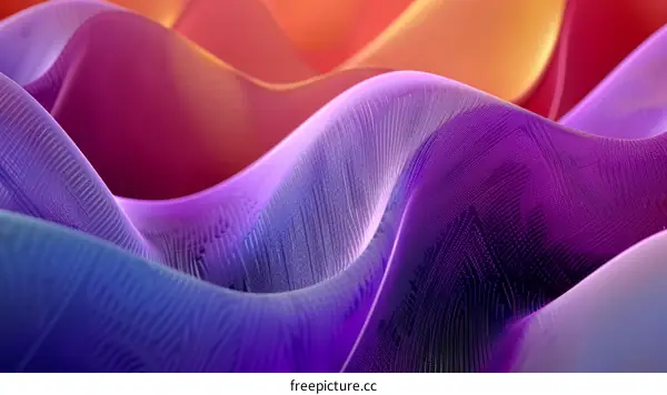 Colorful abstract background with flowing liquid wave shapes