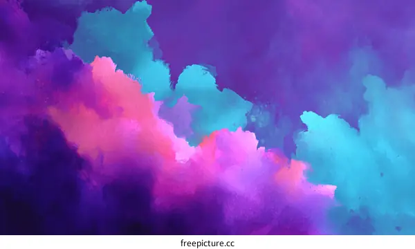 Abstract Colorful Watercolor Background Design