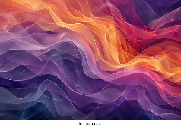 Abstract Flowing Colors