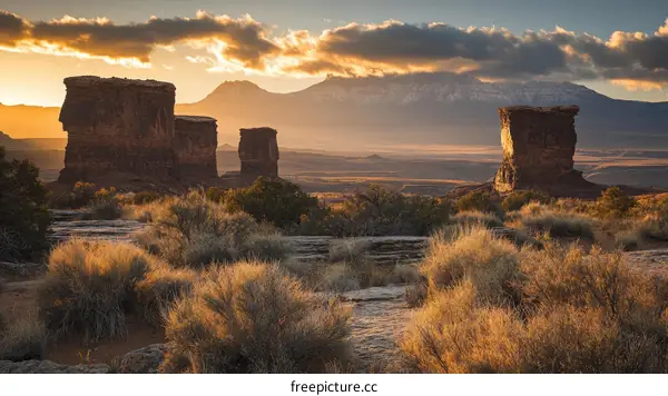 Monument Valley Sunset Landscape Photography