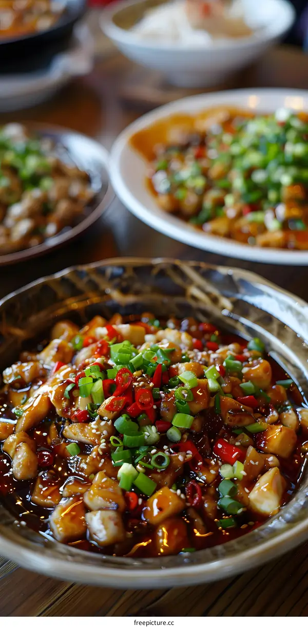 Spicy Chicken with Chili Peppers