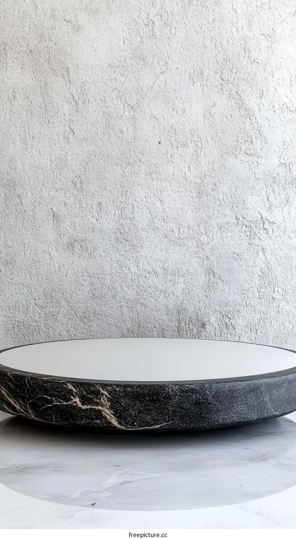 Modern Minimalist Marble Display Platform