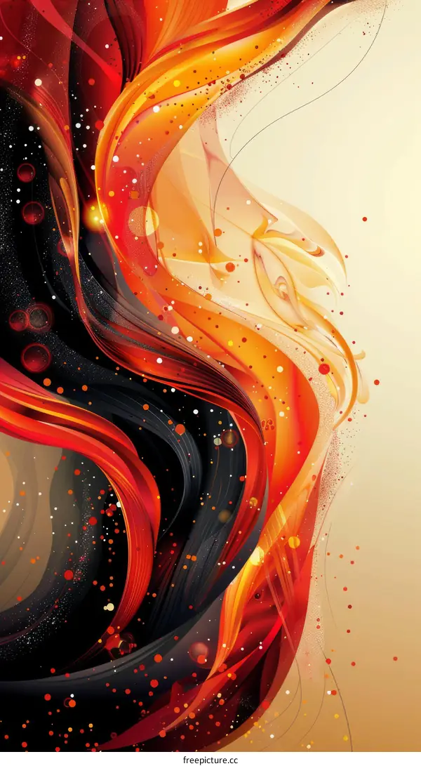 Abstract Flowing Colors