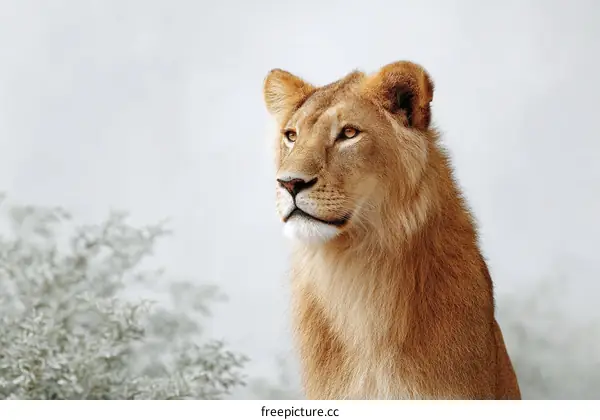 Majestic Lioness in Natural Habitat