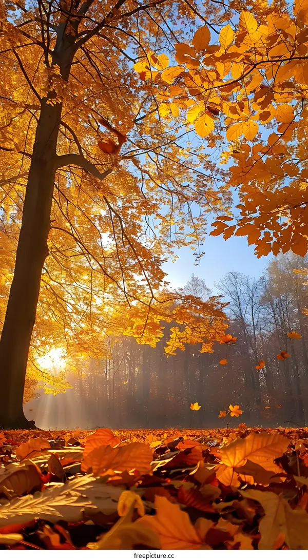 Autumn Forest Leaves