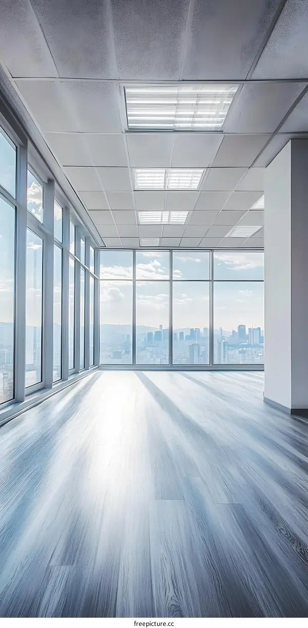 Modern Office Space with City View