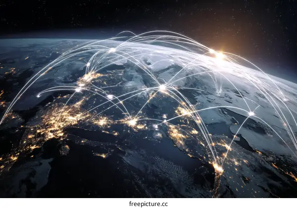 Global Network Connectivity from Space