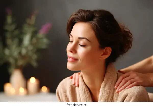 Relaxing Shoulder Massage for a Peaceful Moment