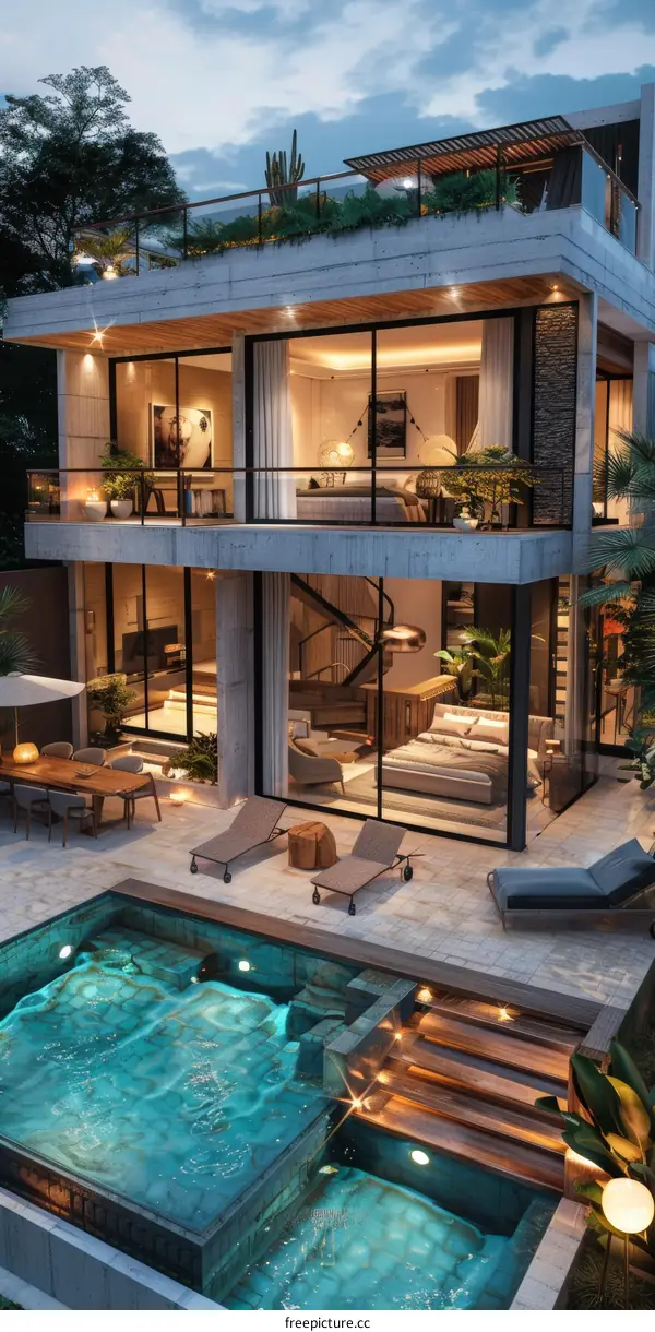 Modern Luxurious Villa with Stunning Pool