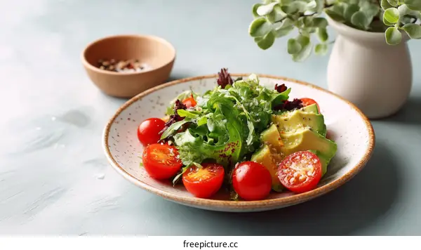 Delicious Healthy Avocado and Tomato Salad