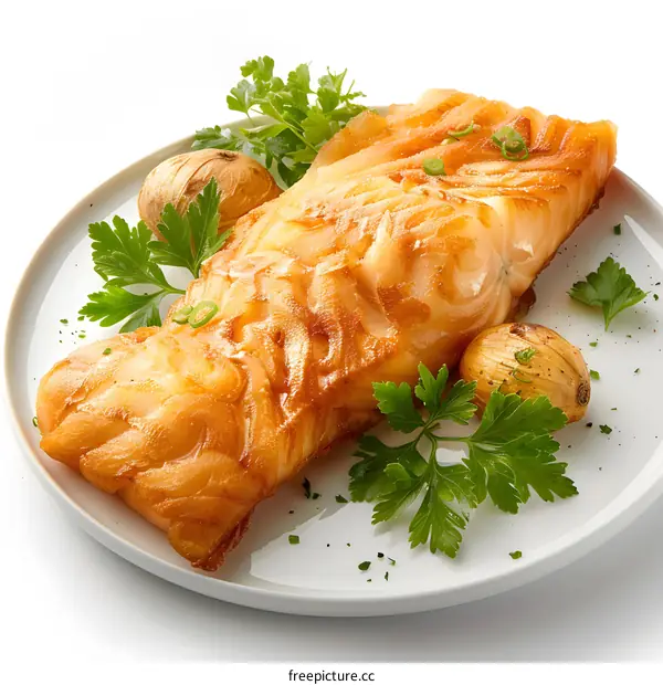 Grilled Fish Fillet with Herbs