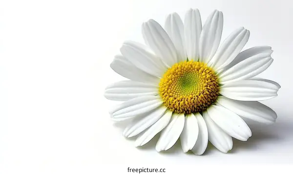 Closeup of a White Daisy
