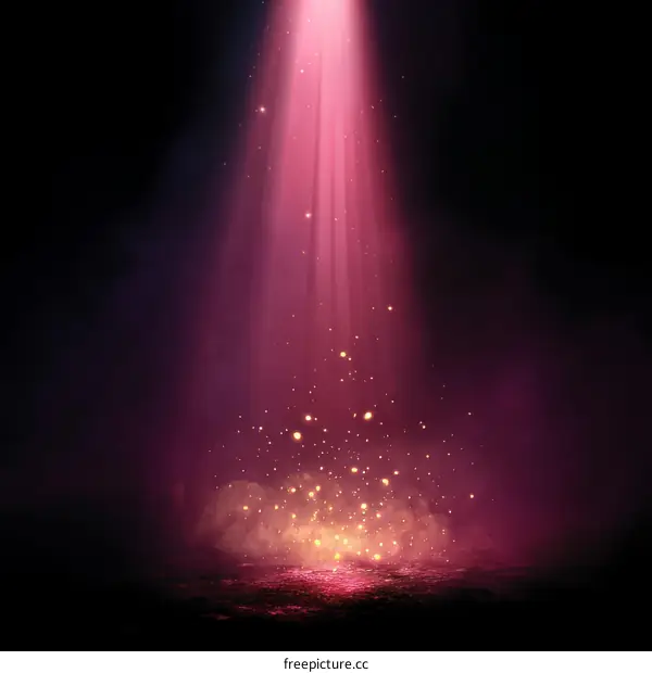 Abstract Stage Lighting Design with Particles