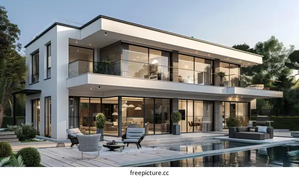 Modern Mansion with Luxurious Outdoor Pool