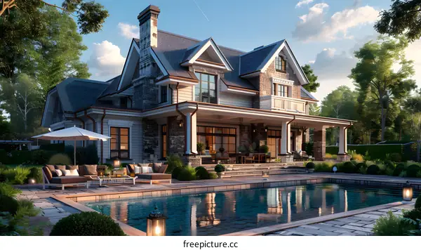 Luxury Home with Pool and Patio