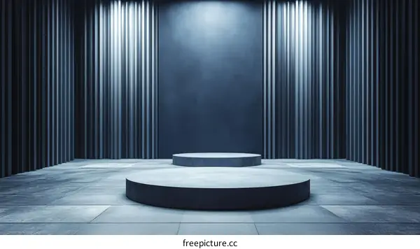 Dark Modern Empty Product Showcase