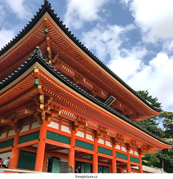 Tourists visiting Kiyomizu-Dera Temple in Kyoto, Japan