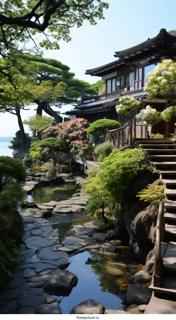 Japanese Traditional House and Garden