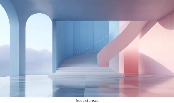 Modern Architectural Staircase Interior Design