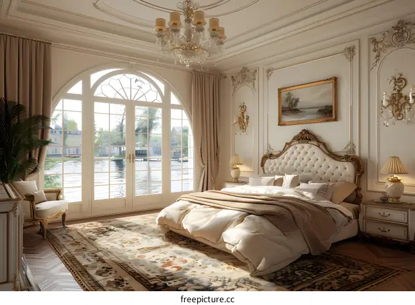 European Luxury Bedroom Interior Design
