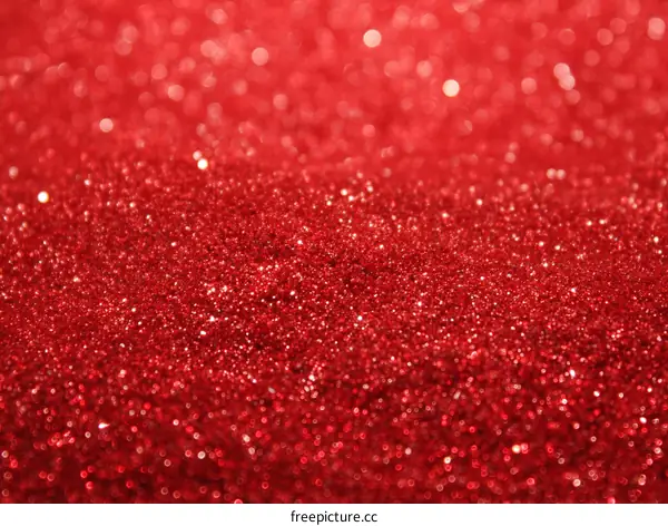 Sparkling Red Glitter Background Texture