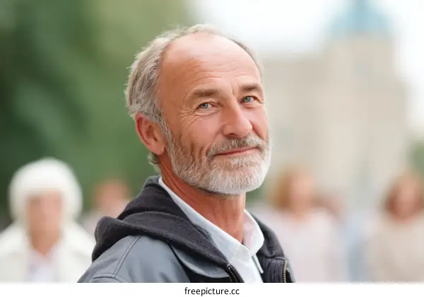 Portrait of a Senior Caucasian Man