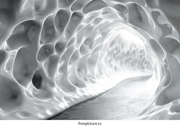 Futuristic Organic Tunnel