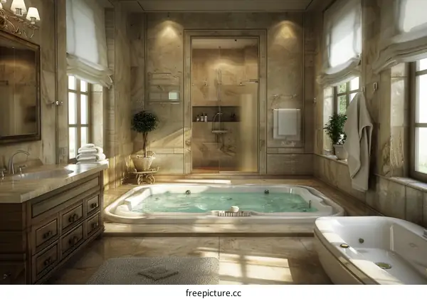 Luxury Spa Bathroom Interior Design