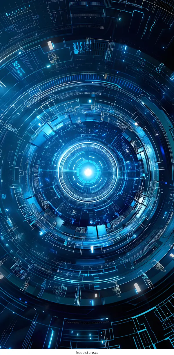 Abstract Digital Technology Background