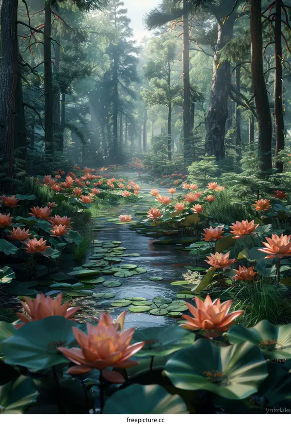 Mystical journey through the enchanted forest