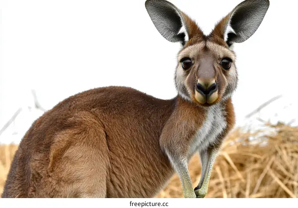 Close-up Portrait of a Kangaroo