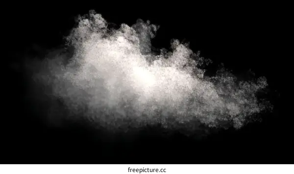 Abstract Smoke Cloud Digital Art