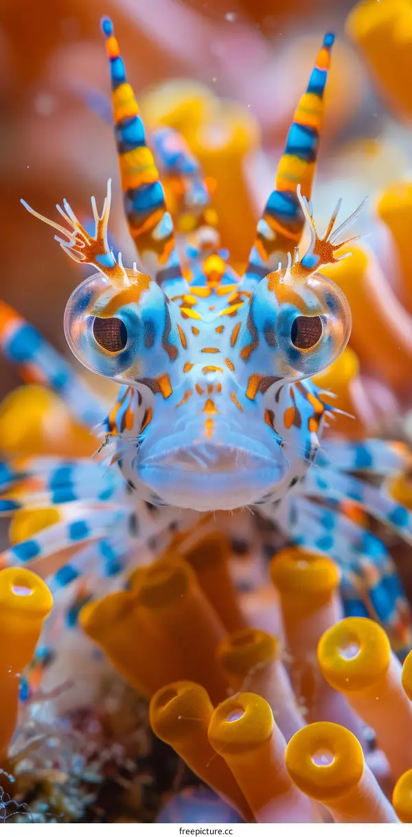 Eye-Catching Weedy Scorpionfish with Vivid Hues