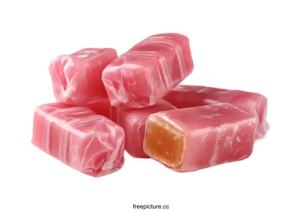 [Transparent Background PNG]Pink Candied Treats Close-up