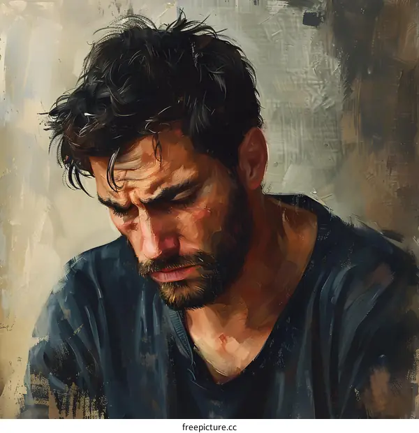 Portrait of a Contemplative Man