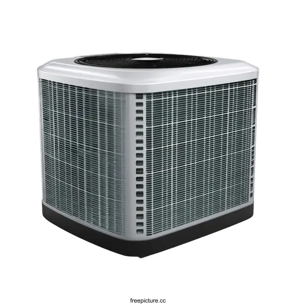 [Transparent Background PNG]Modern Air Conditioner Unit Illustration