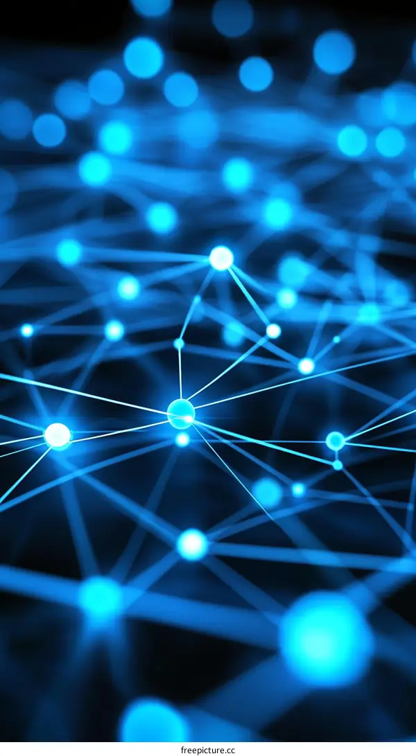 Abstract Network Design Illustration