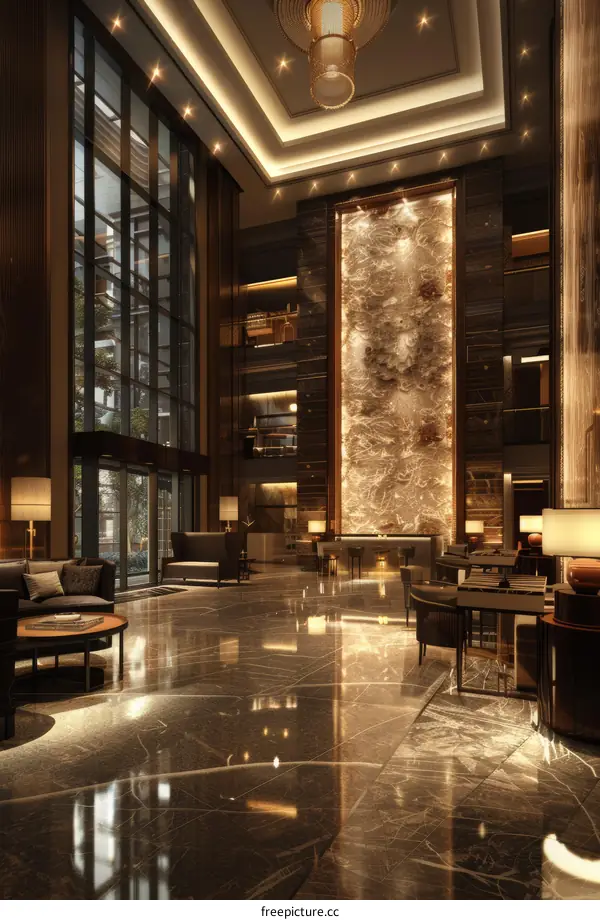 Opulent Hotel Lobby Design: A Luxurious and Sophisticated Escape