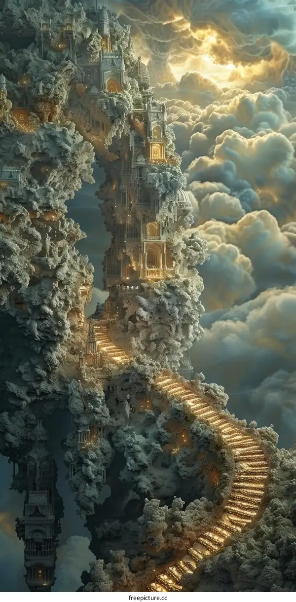 Stairway to Heaven: Fantasy Castle Architecture