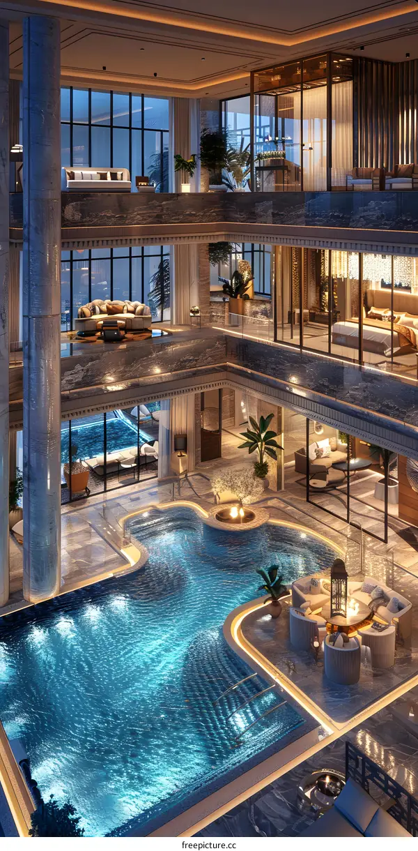 Dubai Palm Island Luxury Villa