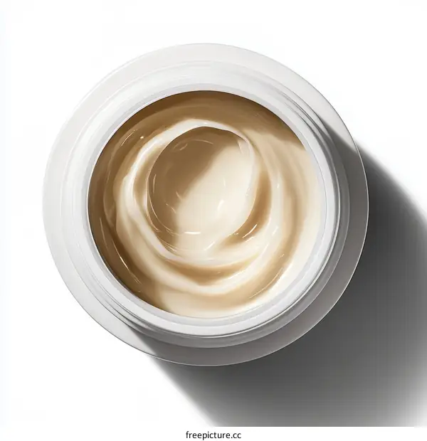 Cream Jar with Luxurious Texture