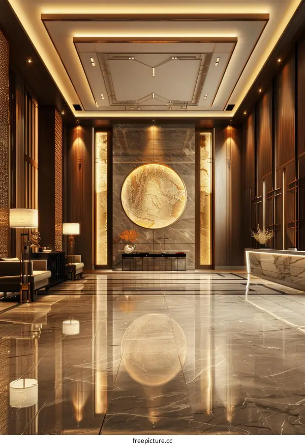 Luxury Modern Lobby Interior Design