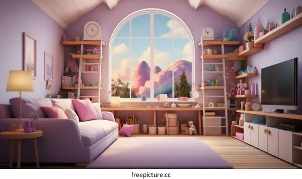 Cozy and Colorful Living Room